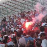 Фаєр на трибуні фанатів E.S.Sahel (горить 3 хвилини) 