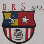 Графіті - логотип угрурування Brigate Rouge Sahel - BRS (фанатів E.S.Sahel)