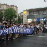 Динамівський фанатський марш у Києві перед матчем Шахтар - Динамо [27/05/07] Фінал КУ 