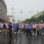 Динамівський фанатський марш у Києві перед матчем Шахтар - Динамо [27/05/07] Фінал КУ 