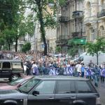 Динамівський фанатський марш у Києві перед матчем Шахтар - Динамо [27/05/07] Фінал КУ 